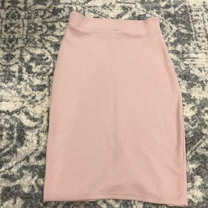 Pink skirt